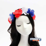 Bracelet ou couronne couleur de France foot - Vignette | stickers foot