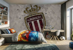 papier peint foot AS Monaco decoration - Vignette | stickers foot