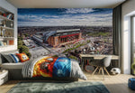 papier peint foot Anfield Liverpool stade deco - Vignette | stickers foot