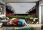 papier peint foot Anfield Liverpoll stadium football - Vignette | stickers foot