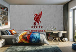 papier peint football Liverpool decor - Vignette | stickers foot