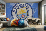 papier peint football Manchester City FC logo - Vignette | stickers foot