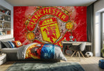papier peint football Manchester United FC logo - Vignette | stickers foot