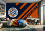 papier peint football Montpellier poster - Vignette | stickers foot