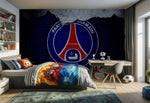 papier peint football PSG deco foot - Vignette | stickers foot