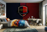 papier peint football Stade Malherbe Caen FC deco - Vignette | stickers foot