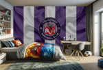 papier peint football Toulouse drapeau effet deco - Vignette | stickers foot