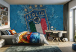 papier peint football logo italie football pour - Vignette | stickers foot