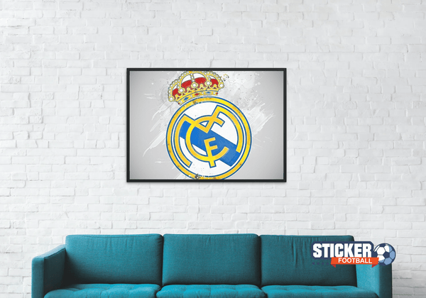 🤩 Déco foot affiche Real Madrid – stickers foot