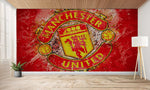 papier peint football Manchester United FC logo - Vignette | stickers foot