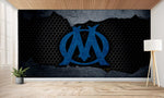 papier peint football Marseille football - Vignette | stickers foot