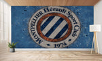 papier peint football Montpellier logo - Vignette | stickers foot