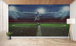 papier peint football stade joueur - Vignette | stickers foot