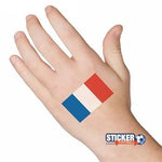 Tatouage drapeau France foot - Vignette | stickers foot