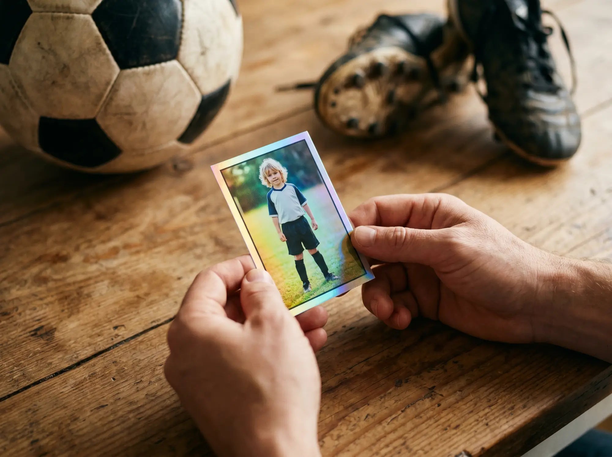 Créer une carte de foot avec la photo de son enfant: