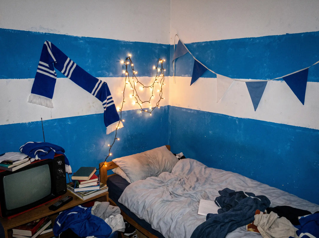 Déco chambre supporter: la chambre aux couleurs de son club