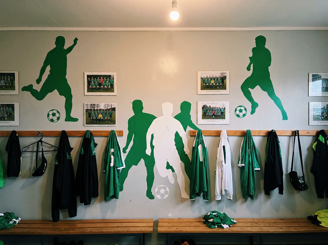 Décoration personnalisée pour club de foot amateur: donner