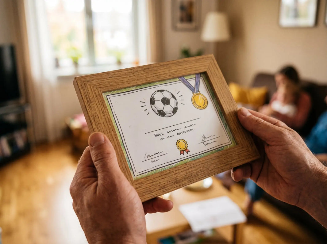 Diplôme de foot personnalisé: la plus belle récompense