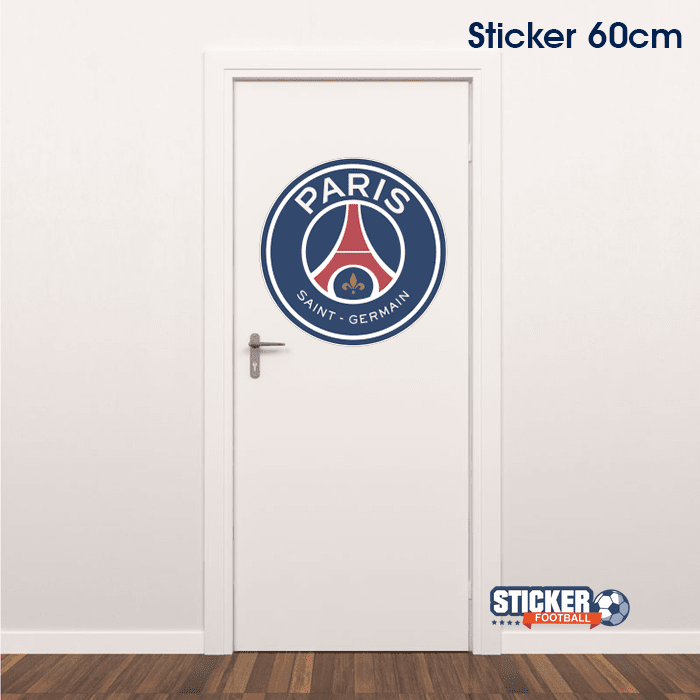 Sticker psg pour porte 