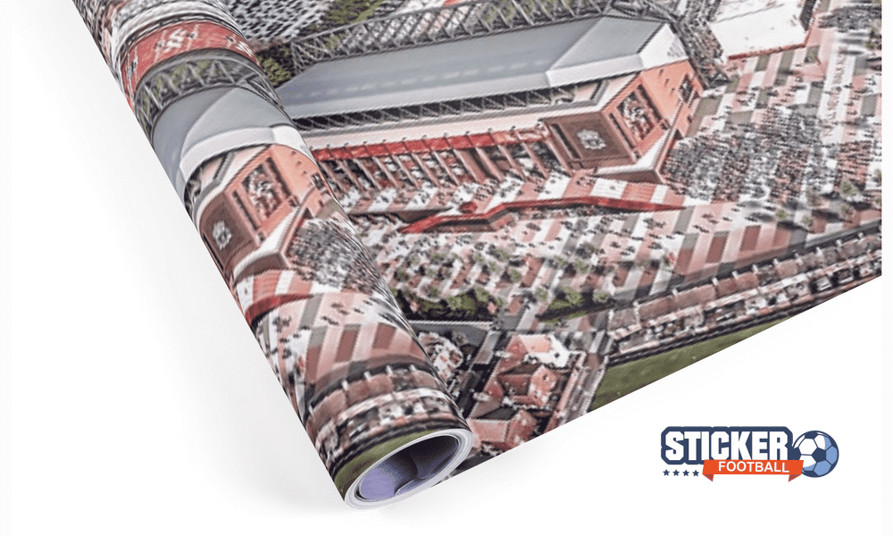 Décoration affiche Stade de foot Anfield vue aerienne