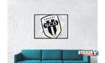 Décoration football du logo Angers SCO - Vignette | stickers foot