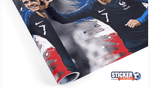 Décoration footballeur affiche Antoine Griezmann - Vignette | stickers foot