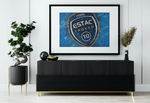Déco mural football logo Estac Troyes - Vignette | stickers foot