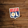 Sticker  LOGO OL - logo club football Lyon