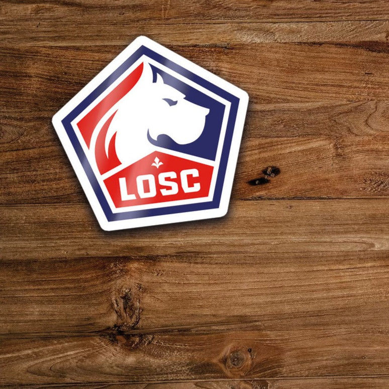 Logos LOSC - sticker foot du club Lille Losc