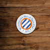 Sticker logo foot Montpellier
