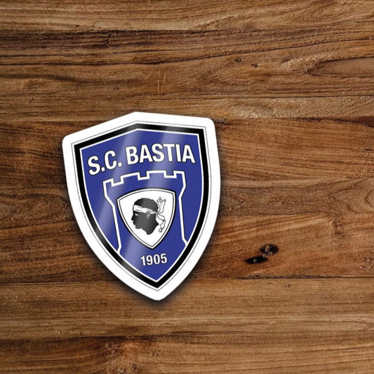 Autocollant logo Bastia foot