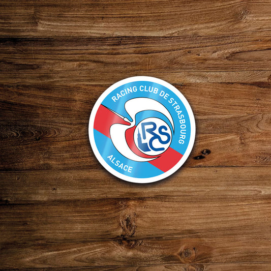 Sticker logo racing Strasbourg