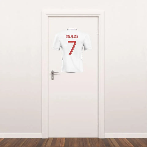 Sticker maillot angleterre porte de chambre