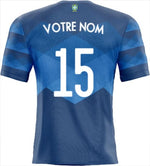 Adhésif Bresil maillot bleu personnalisé - Vignette | Sticker Foot