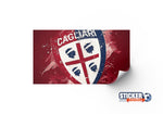 Affiche Déco foot du logo Cagliari - Vignette | Sticker Foot