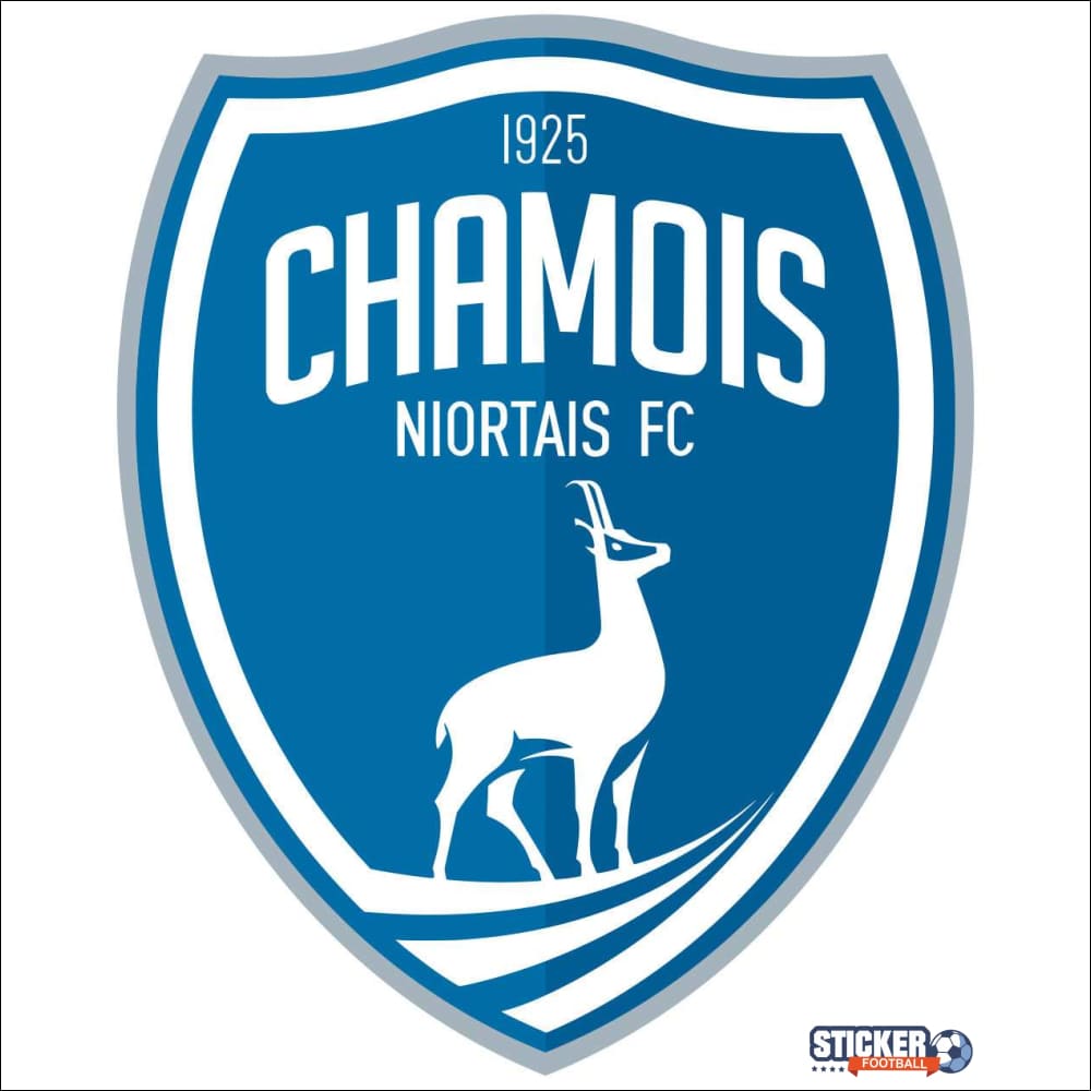 Autocollant du Chamois Niortais logo foot