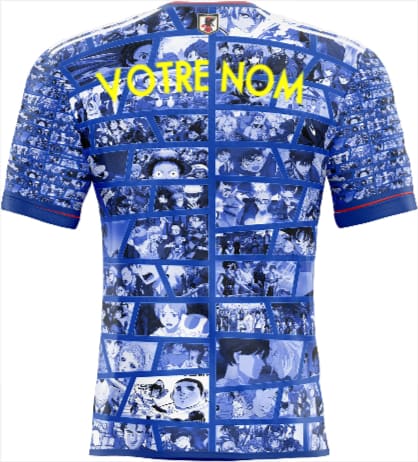 Autocollant concept maillot Manga