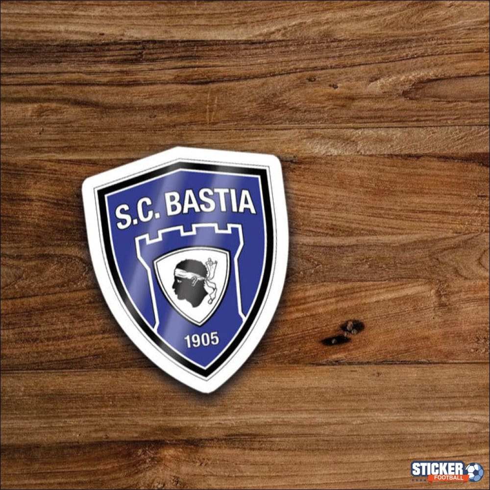 Autocollant logo Bastia foot