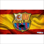 Barcelone Méditerranée - Papier Peint Iconique - Vignette | stickers foot