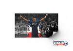 Déco foot MBAPPÉ en équipe de France - Vignette | stickers foot