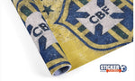 Déco equipe logo Bresil foot - Vignette | Sticker Foot