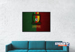 Déco foot logo Cameroun équipe nationale - Vignette | Sticker Foot