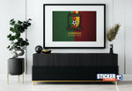Déco foot logo Cameroun équipe nationale - Vignette | Sticker Foot