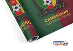 Déco foot logo Cameroun équipe nationale - Vignette | Sticker Foot