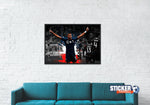 Déco foot MBAPPÉ en équipe de France - Vignette | Sticker Foot