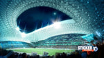 Déco football affiche stade velodrome - Vignette | Sticker Foot