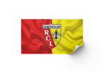 Déco mural football drapeau RC Lens - Vignette | Sticker Foot