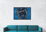 Déco mural football logo Estac Troyes - Vignette | Sticker Foot
