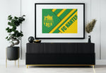 Déco mural football logos FC Nantes - Vignette | Sticker Foot