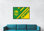 Déco mural football logos FC Nantes - Vignette | Sticker Foot